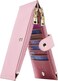 Travelambo Womens Wallet RFID Blocking Bifold Multi Card Case Wallet with Zipper Pocket, Pink Sakura, one size, Minimalist