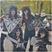 FantaLook Mens 80S Long Curly Black Rocker Costume Wig