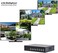 InstallerCCTV Video Quad Color 4CH Multiplexer 2 BNC Output with Remote Control and FREE 1Amp power adapter