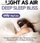 Mavogel Cotton Sleep Mask - Updated Design Light Blocking Sleep Eye Mask, Soft and Comfortable Night Sleeping Mask for Men Women, Eye Blinder for Travel/Sleeping, Includes Travel Pouch, Black