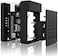 iUniker Raspberry Pi 4 Fan ABS Case with Cooling Fan, Heatsink, Simple Removable Top Cover for Pi 4 Model B/ 4B