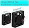 iUniker Raspberry Pi 4 Fan ABS Case with Cooling Fan, Heatsink, Simple Removable Top Cover for Pi 4 Model B/ 4B