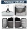 Buruis Extra Large Capacity Hanging Toiletry Bag for MenWomen, Portable Waterproof Bathroom Shower Bag, Lightweight Dopp kit Shaving Bag, Sturdy Metal Hook Organizer Makeup Bag for Toiletries Hygiene