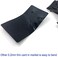 Ebamaz Metal Business Cards Anodized Aluminum Plaque Plate 86X54X0.8mm (Black, Blank,10PCS