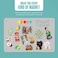 Houseables Magnetic Board, Magnet Board, Magnet Board for Wall, Magnetic Wall Board, Magnetic Bulletin Board, Magnet Wall Board, Metal Sheet for Magnets Wall, Metal Board for Magnets, Display Panel, D