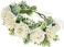 Vividsun Women Flower Crown Floral Headpiece Festival Wedding Hair Wreath Floral Crown (White