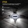 SIEDiNLAR Solar Deck Lights Driveway Dock LED Light Solar Powered Outdoor Waterproof Road Markers for Step Sidewalk Stair Garden Ground Pathway Yard 4 Pack (White