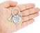AnotherKiss Keychain for Dad Gift - Thank You for Helping Me Build My Life
