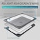 جراب Funut متوافق مع MacBook Retina مقاس 12 بوصة A1534، جراب حماية صلب من البلاستيك/TPU مع مسند، مقاوم للصدمات، غطاء غير لامع لجهاز MacBook A1534 مقاس 12 بوصة بشاشة Retina (رمادي)