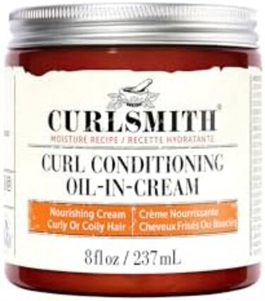 Curlsmith Curl Conditioning Oil in Cream - Natural Leave in Conditioner for Curly and Coily Hair (227g
