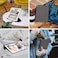 جراب Soke لجهاز iPad 9.7 بوصة (إصدار 2017/2018) مع حامل قلم، جراب ذكي ثلاثي الطي مع غطاء خلفي من مادة TPU الناعمة المقاومة للصدمات ووظيفة التشغيل/الإيقاف التلقائي لجهاز iPad 9.7 بوصة من الجيل الخامس/ا