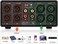 محول صوت ستيريو متوازن XLR/RCA من Nobsound Douk Audio Little Bear MC3 بثلاثة مداخل وثلاثة مخارج، مع مُحدد وموزع صوت، ومضخم صوت سلبي، ومفتاح تحويل صوت XLR إلى RCA (XLRRCA).