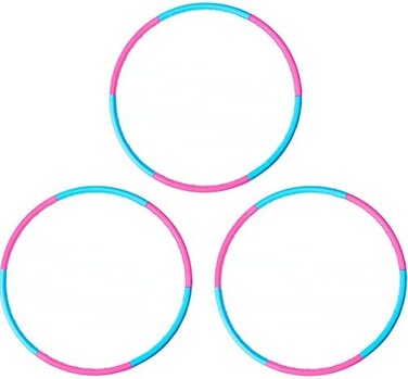Liberry Hula Hoop for Kids Set, DetachableSize Adjustable Design, Kids Hula Hoop,Set of 3,Set of 6 (Set of 3