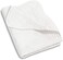 MONOBLANKS Cotton Baby Quilt Personlized Monogram Lightweight Embossed Scalloped Throw Blanket Four Seasons (White