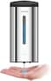 AIKE AK1205 Wall Mounted Commercial Automatic Liquid Soap Dispenser Polished Stainless Steel Large Capacity 24oz/700ml
