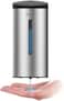AIKE AK1205 Wall Mounted Commercial Automatic Liquid Soap Dispenser Brushed Stainless Steel Large Capacity 24oz/700ml