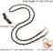 Beaulegan Purse Chain Strap - Microfiber Leather - Replacement for Crossbody Shoulder Bag - 51 Inch Long, Black/Silver