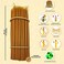 TALISMAN4U 50 Natural Pure BEESWAX TAPER CANDLES 11" Tall Church Jerusalem Holy Land Candles