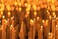 TALISMAN4U 50 Natural Pure BEESWAX TAPER CANDLES 11" Tall Church Jerusalem Holy Land Candles
