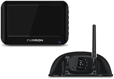 Furrion Vision S 4.3 Inch Wireless RV Backup System with 1 Rear Sharkfin Camera, Infrared Night Vision and Wide Viewing Angle - FOS43TASF