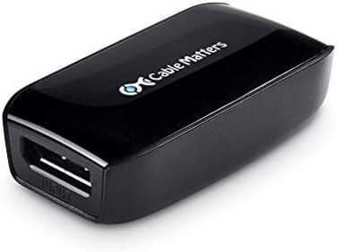 Cable Matters DisplayPort Repeater (DisplayPort Cable Extender, DisplayPort Signal Booster, DisplayPort Amplifierwith 8K Video Resolution Support for Oculus Rift and More
