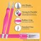 W.A. Portman WA Craft Knife Set - 2 Pink Comfort Grip Hobby Knives and Hobby Blades - Knife Kit with 100 Premium SX5 Carbon Steel11 Replacement Blades - X-acto Knife Compatible Hobby Tool Set