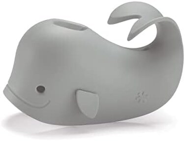 Skip Hop Baby Bath Spout Cover, Universal Fit, Moby, Grey