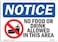 SignMission OSHA Notice Sign - No Food Or Drink Allowed In This AreaRigid Plastic SignProtect Your Business, Construction Site, WarehouseShop Area Made in the USA