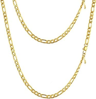 PROSTEEL Stainless Steel/925 Sterling Silver Figaro Chain Necklace, Men/Women Jewelry, 2.9mm-13mm, 18''-30''