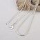 Yuren 3 Pieces 925 Sterling Silver 2mm Snake Chain Necklace Jewelry Jewelry For Men And Women(16-24 Inch