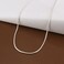 Yuren 3 Pieces 925 Sterling Silver 2mm Snake Chain Necklace Jewelry Jewelry For Men And Women(16-24 Inch