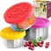 TAVVA Stainless Steel Snack Containers for Kids (12oz/7oz/3oz, Stainless Steel Containers with Lids, Stainless Steel Lunch Box for Kids, Lunch Box Containers for Kids