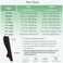 Ailaka Zipper 20-30 mmHg Compression Socks for WomenMen, Knee High Open Toe