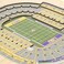 YouTheFan NCAA Michigan State Spartans 5-Layer StadiumView 3D Wall Art