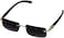نظارات شمسية EliteGlasses Elite Slim Rimless Rectangular MetalWood Art Aviator