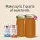 The Honest Kitchen Daily Boosts: Instant Beef Bone Broth Liquid Treat with Turmeric for Dogs and Cats, 3.6oz