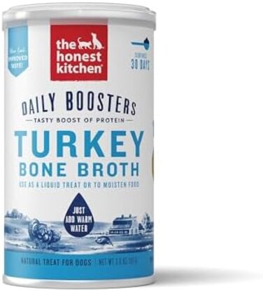 The Honest Kitchen Daily Boosters: Instant Turkey Bone Broth With Turmeric, 3.6 Oz