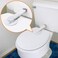 Wappa Baby Toilet Lock by - Ideal Proof Toilet Lid Lock with Arm - No Tools Needed Easy Installation with 3M Adhesive - Top Safety Toilet Seat Lock - Fits Most Toilets - White (1 Pack