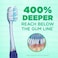 فرشاة أسنان GUM Technique للتنظيف العميق بمقبض رباعي، رأس صغير الحجم، شعيرات ناعمة، 3 قطع
