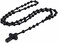 TUMBEELLUWA Cross Pendant Beaded Necklace for Men Women, Catholic Rosary Hand Knotted Necklace