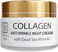 Dead Sea Collection Collagen Anti Wrinkle Night Cream with Dead Sea Minerals Stable Vitamin C 1.69 fl. oz