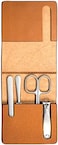 M&Uuml;HLE TRAVEL Manicure Set in Cowhide Case - Luxurios Travel Kit