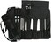 Hersent Chef's Knife Bag With 17 Slots Can Holds13 Knives,1 Meat Cleaver, And 3 Utensil Pockets, Multi-function Knife Roll With Handle, Shoulder StrapZippered Mesh Pocket Holder