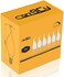 carryBC Candelabra LED Bulbs 2700K 40w Equivalent Improve Flame tip Frosted Glass E12 Base Warm White Decoration E12 LED Bulb Dimmable 6 Pack