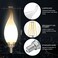 carryBC Candelabra LED Bulbs 2700K 40w Equivalent Improve Flame tip Frosted Glass E12 Base Warm White Decoration E12 LED Bulb Dimmable 6 Pack