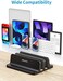 JARLINK (Upgraded Dock VersionVertical Laptop Stand, Double Desktop Stand Adjustable Laptop Holder (up to 17.3"Compatible for All MacBook Pro/Air/Microsoft Surface/Gaming Laptops/Lenovo (Black
