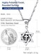 PROSTEEL Jewish Magen Star of David Necklace Stainless Steel PendantChain Israel Jewelry for Men Women Gift