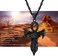PROSTEEL Ankh Necklace Ancient Egyptian Protection Spiritual Ethnic Men Jewelry Gothic Cross Pendant Black Necklace