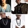 PROSTEEL Ankh Necklace Ancient Egyptian Protection Spiritual Ethnic Men Jewelry Gothic Cross Pendant Black Necklace