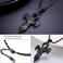 PROSTEEL Ankh Necklace Ancient Egyptian Protection Spiritual Ethnic Men Jewelry Gothic Cross Pendant Black Necklace